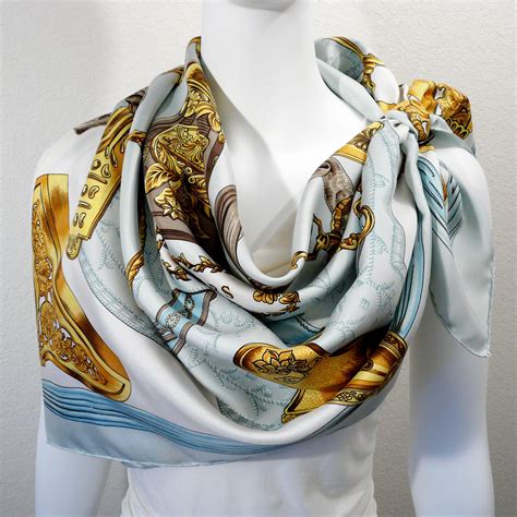 hermes indigo blue india scarf|blue Hermes scarf.